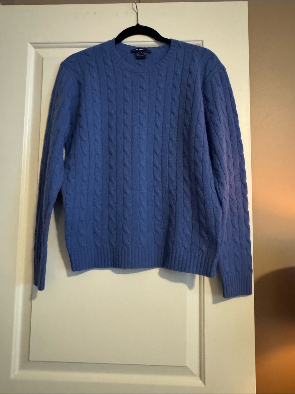 Ladies M Wool Ralph Lauren  Crewneck Sweater - Royal Blue
